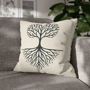 Nature Life Decorative Pillowcase – Tree Motif - Dipaliz - Pillowcases & Shams