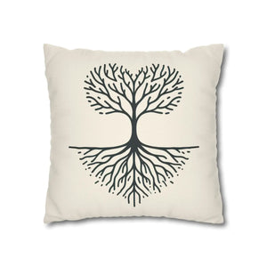 Nature Life Decorative Pillowcase – Tree Motif - Dipaliz - Pillowcases & Shams