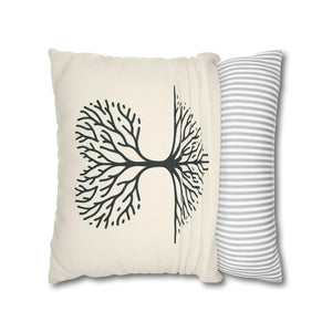 Nature Life Decorative Pillowcase – Tree Motif - Dipaliz - Pillowcases & Shams