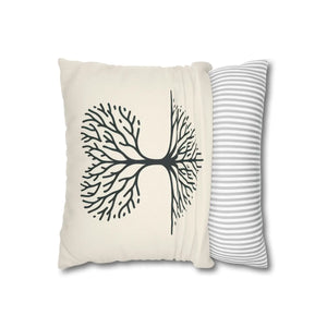 Nature Life Decorative Pillowcase – Tree Motif - Dipaliz - Pillowcases & Shams