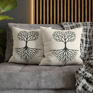 Nature Life Decorative Pillowcase – Tree Motif - Dipaliz - Pillowcases & Shams