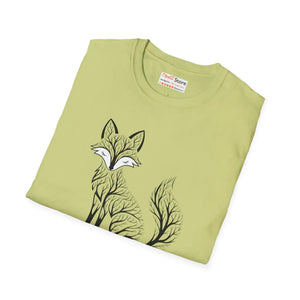 Tree-mendous Journey Unisex Cotton Fox Tee - Dipaliz - T-shirts