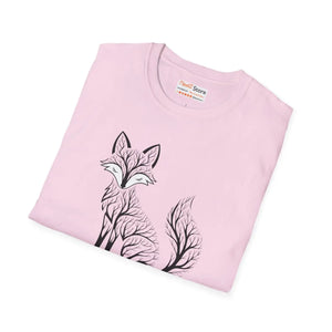Tree-mendous Journey Unisex Cotton Fox Tee - Dipaliz - T-shirts