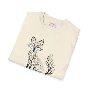 Tree-mendous Journey Unisex Cotton Fox Tee - Dipaliz - T-shirts