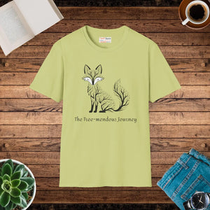 Tree-mendous Journey Unisex Cotton Fox Tee - Dipaliz - T-shirts