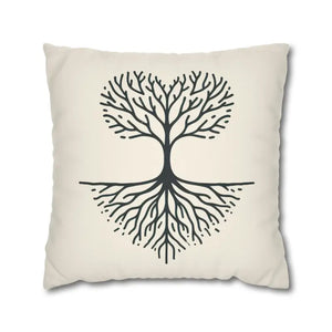Nature Life Decorative Pillowcase Tree Motif Cozy Vibes - Dipaliz - 20’’ × - Pillowcases & Shams
