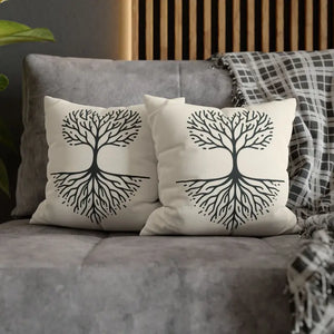 Nature Life Decorative Pillowcase Tree Motif Cozy Vibes - Dipaliz - 14’’ × - Pillowcases & Shams
