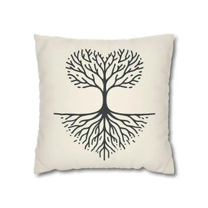 Nature Life Decorative Pillowcase Tree Motif Cozy Vibes - Dipaliz - 16’’ × - Pillowcases & Shams