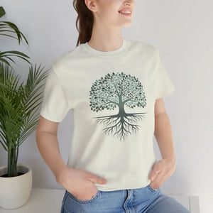 Tree Roots Tee - Soft Cotton Comfort Wear - Dipaliz - T-shirt