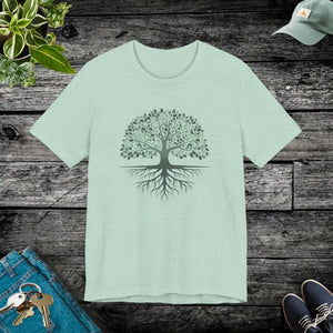 Tree Roots Tee - Soft Cotton Comfort Wear - Dipaliz - T-shirt