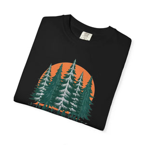 Forest T-shirt - Conifer Trees Adventure Tee - Dipaliz - T-shirts