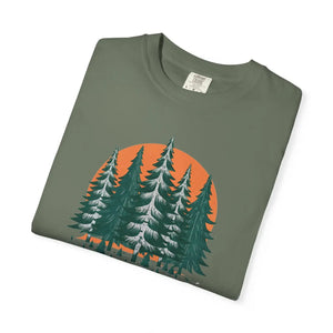 Forest T-shirt - Conifer Trees Adventure Tee - Dipaliz - T-shirts