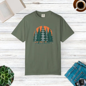 Forest T-shirt - Conifer Trees Adventure Tee - Dipaliz - T-shirts