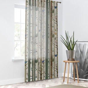 Butterfly Curtains Nature’s Elegance Window Decor - Dipaliz - Sheer / White / 50’’ × 84’’