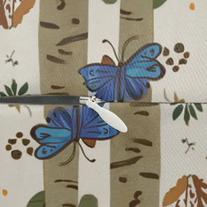 Trees & Butterflies Lumbar Pillow - Nature’s Comfy Touch - Dipaliz - 20’’ × 14’’ - Pillows