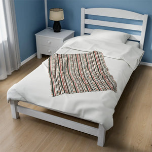 Trees and Flowers Velveteen Blanket – Eco Friendly - Dipaliz - Blankets