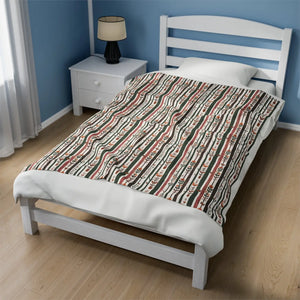 Trees and Flowers Velveteen Blanket – Eco Friendly - Dipaliz - Blankets