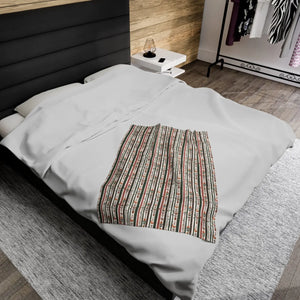 Trees and Flowers Velveteen Blanket – Eco Friendly - Dipaliz - Blankets