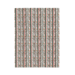 Trees and Flowers Velveteen Blanket – Eco Friendly - Dipaliz - Blankets
