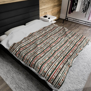 Trees and Flowers Velveteen Blanket – Eco Friendly - Dipaliz - Blankets