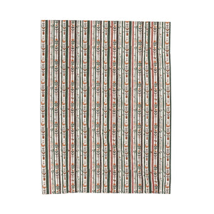 Trees and Flowers Velveteen Blanket – Eco Friendly - Dipaliz - Blankets