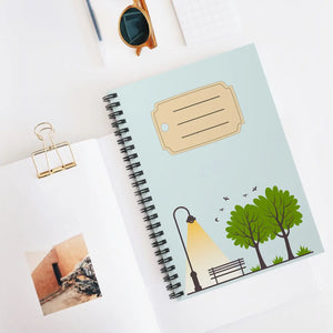 Eco-friendly Spiral Notebook Trees with Lamp Post - Dipaliz - Journals
