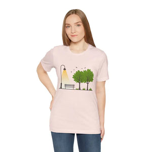 Unisex Jersey Short Sleeve Tee - Lamp Post Design - Dipaliz - T-shirts