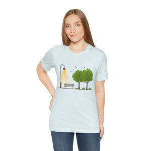 Unisex Jersey Short Sleeve Tee - Lamp Post Design - Dipaliz - T-shirts