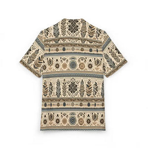 Tropical Trees Unisex Hawaiian Button-down Shirt - Dipaliz - Shirts