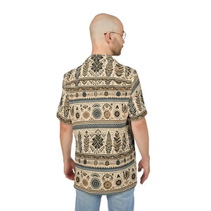 Tropical Trees Unisex Hawaiian Button-down Shirt - Dipaliz - Shirts
