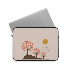 Trees Sun Laptop Sleeve - Lightweight Design - Dipaliz - Bags