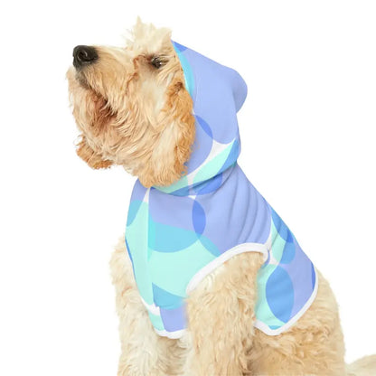 Trendsetting Pup’s Blue Circles Dog Hoodie - & Cozy - Pets