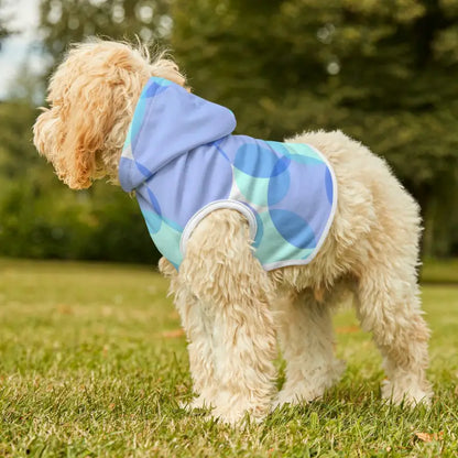 Trendsetting Pup’s Blue Circles Dog Hoodie - & Cozy - Pets