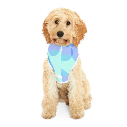 Trendsetting Pup’s Blue Circles Dog Hoodie - & Cozy - Pets