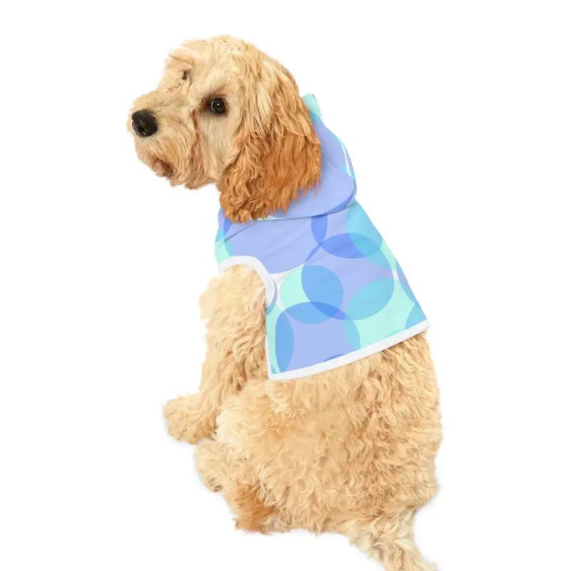 Trendsetting Pup’s Blue Circles Dog Hoodie - & Cozy - Pets