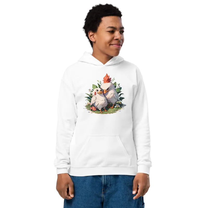 Trendsetting Youth Heavy Blend Hoodie for Kids - White / Xs Clothes