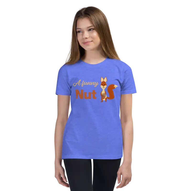 Trendy Youth Short Sleeve Tee - Stand out in Style - Heather Columbia Blue / s Kids Clothes