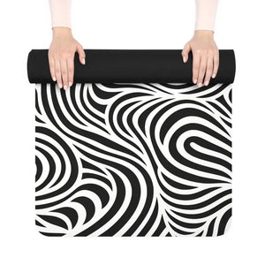 Trendy Rubber Yoga Mat - Stylish Non-slip Grip - Dipaliz - 24” x 70” - & Pilates Mats