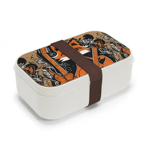 Fox with Guitar Lunch Box Bpa Free Bento Style - Dipaliz - one Size - Sets