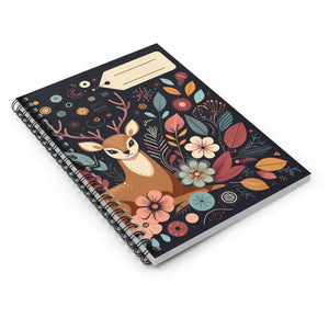 Deer Spiral Notebook - Enchanting Creative Journal - Dipaliz - one Size - Journals