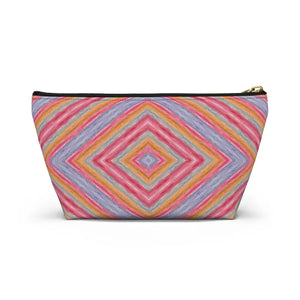 Vibrant Geometric Pattern Accessory Pouch - Bold Style - Dipaliz - Cosmetic & Toiletry Bags