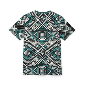 Trendy Geometric Unisex Tee Vibrant Summer Style Dipaliz - T-shirts