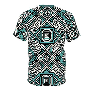 Trendy Geometric Unisex Tee Vibrant Summer Style Dipaliz - T-shirts