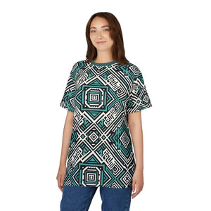 Trendy Geometric Unisex Tee Vibrant Summer Style Dipaliz - T-shirts