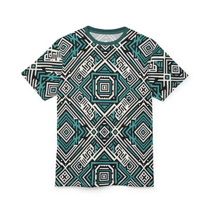 Trendy Geometric Unisex Tee Vibrant Summer Style Dipaliz - T-shirts