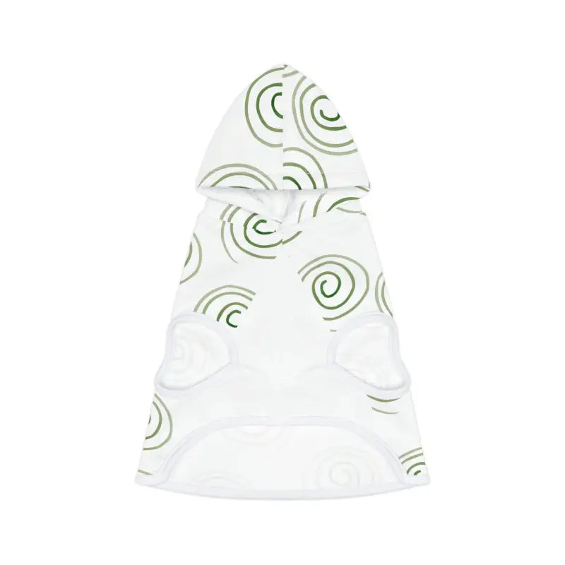 Trendy Green Pattern Dog Hoodie for Fashion-forward Pups - s / White Rib Pets