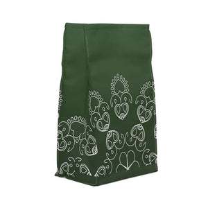 Polyester Lunch Bag Mandala Pattern Bold Vibrant Style Dipaliz - 11.75’’ × 7.25’’ 4.75’’ - Boxes & Totes