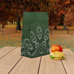 Polyester Lunch Bag Mandala Pattern Bold Vibrant Style Dipaliz - 11.75’’ × 7.25’’ 4.75’’ - Boxes & Totes