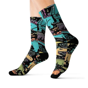 Sublimation Socks Women’s Fashion Vibrant Comfort - Dipaliz - l