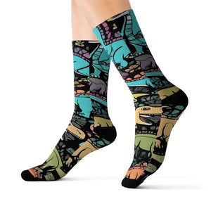 Sublimation Socks Women’s Fashion Vibrant Comfort - Dipaliz - m